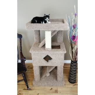  Wood Cat Play Gym With Sisal Rope 