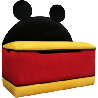  Caja de juguetes grande de Disney Mickey Mouse 2 