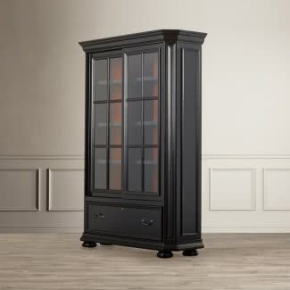 Librería estándar de madera de cerezo y abedul
