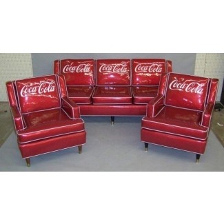  Mesa y sillas de Coca Cola 