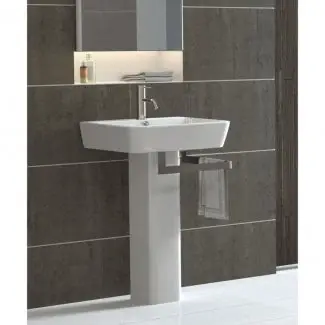  Lavabos de pedestal modernos para baños pequeños 1 