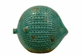  Ceramic Fish LG Gloss Teal 