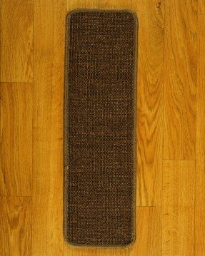  Escalera de alfombra marrón exótica (juego de 13) 