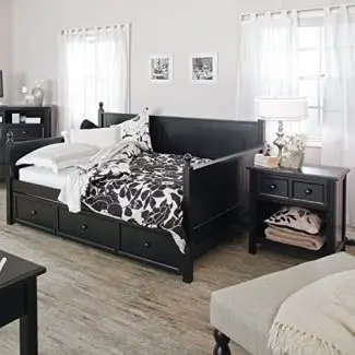  Sofá cama Casey de Fashion Bed Group - Negro - Completo, Madera, Completo / Doble 
