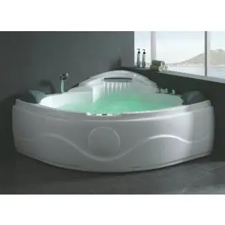  Bañera de esquina futurista con hidromasaje 