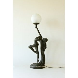  Lámpara de dama art nouveau 5 