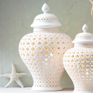  Lámpara de mesa de porcelana jengibre 1 