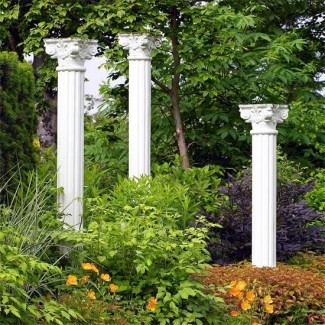  Pedestales de columnas de jardín 
