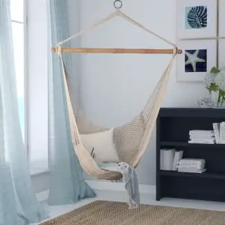  Hamaca para silla de cuerda de tela de algodón liviana 