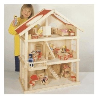  Este es el tipo de casa de muñecas que estoy buscando simple 