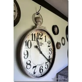  Reloj de pared de reloj de bolsillo grande 1 