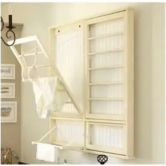  Soporte de pared para estante de secado de acordeón 