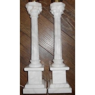  Par de lámparas de columna de mármol blanco antiguas de gama alta [19659004] Par de lámparas de columna de mármol blanco antiguo | La gama alta y clásica </p>
</p></div>
</div>
<div id=