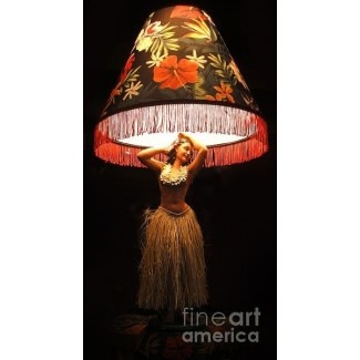  Lámpara vintage de niña hula 1 