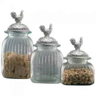  Botes de vidrio vintage para cocina 