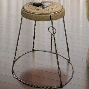  Champagne End Table 