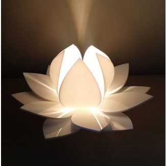  Lámpara de flor de loto 1 