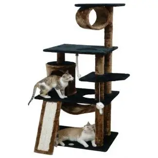  Condominio de piel sintética fabricada en madera Árbol para gatos gatito 