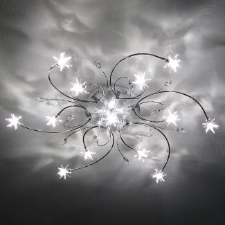  Lámpara de techo en forma de estrella 1 