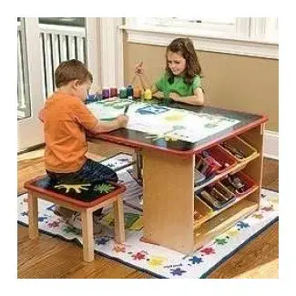  Mesas de actividades para niños con almacenamiento 1 