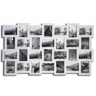  Marco de fotos grande marco de fotos de madera marco de fotos blanco multi 